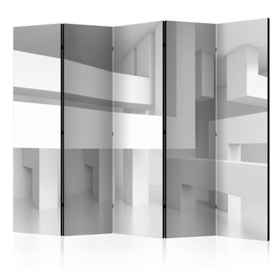 Patriot 225cm W x 172cm H 5 - Panel Solid Wood Folding Room Divider