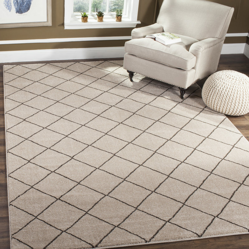 Tapis géométrique Arshia, Rectangle 5 pi 1 po x 7 pi 6 po