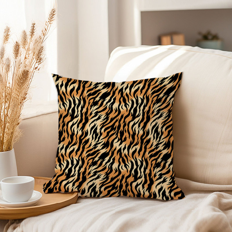 Animals Abstract Animal Print Pattern VII Modern, 16"H x 16"W