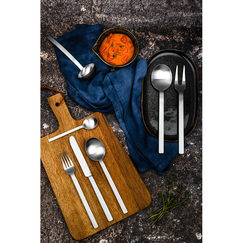 Ensemble de couverts Stile By Pininfarina - 43 pièces - Glace, Glace