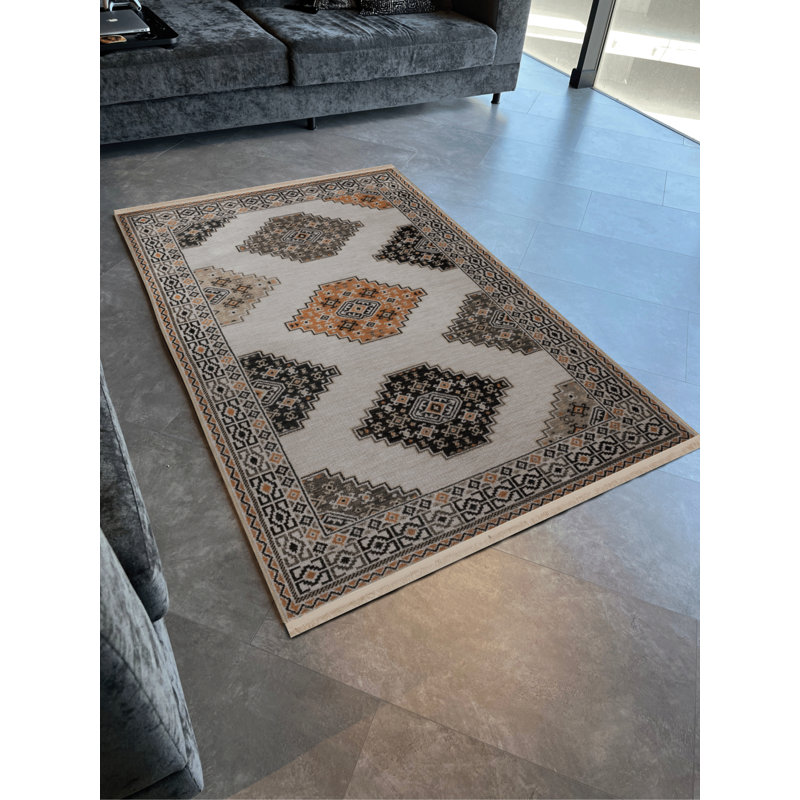 Tapis rectangulaire Villo, Tapis de couloir 2 pi 8 po x 9 pi 11 po