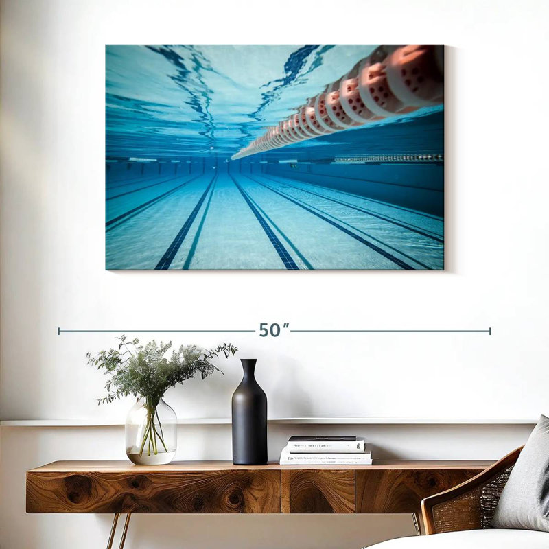 Sireci Underwater View, 26" H x 39" W