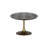 Console Table Oval Metal Base Dining Table