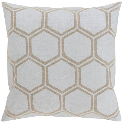Housse de coussin en lin Stamped