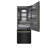 ZLINE Autograph Edition 30 in. 16.1 cu. ft. Built-In Bottom Freezer Refrigerator with Water Dispenser and Ice Maker in Black Stainless Steel with Graphite Gray Interior and Accents-110427414