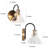 Mitchal 1 - Light Dimmable Brass/Black Sconce