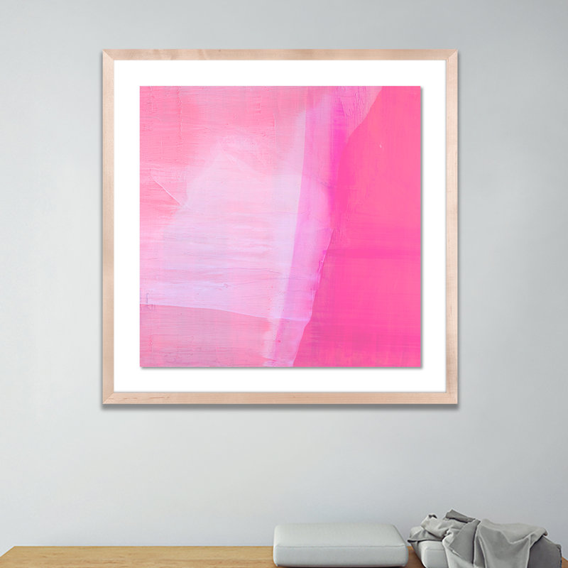 Rose Garden Print by Kim Whiteside, 24" H x 24" W x 1.5" D, Natural