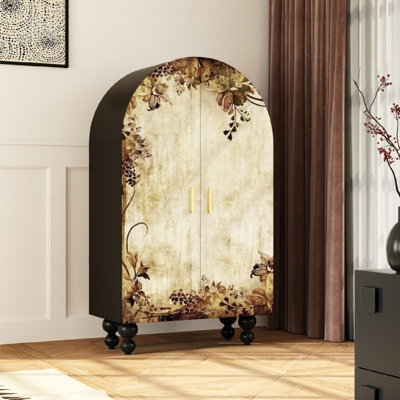 Modern Minimalist Double Door Wardrobe