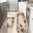 Vintage Floral & Butterflies, 2 Pcs Non Slip Kitchen Mats-1667538489