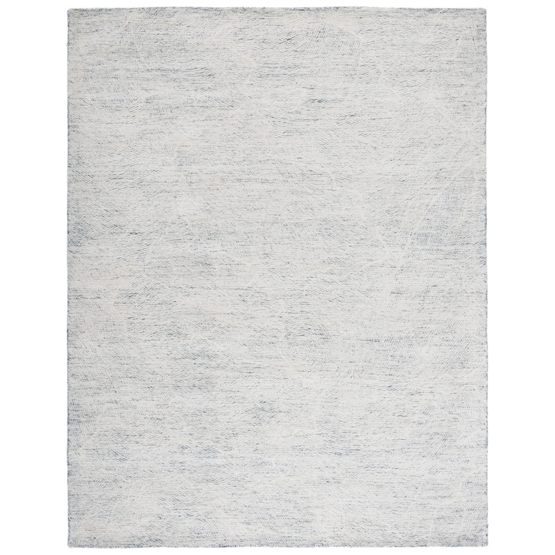 Metro Hand Tufted Indian Wool And Cotton With Latex Abstract Rug, Rectangle 9' x 12'