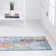 Tapis bleu clair
