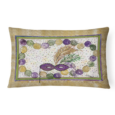 Coussin décoratif intérieur / extérieur Mardi Gras
