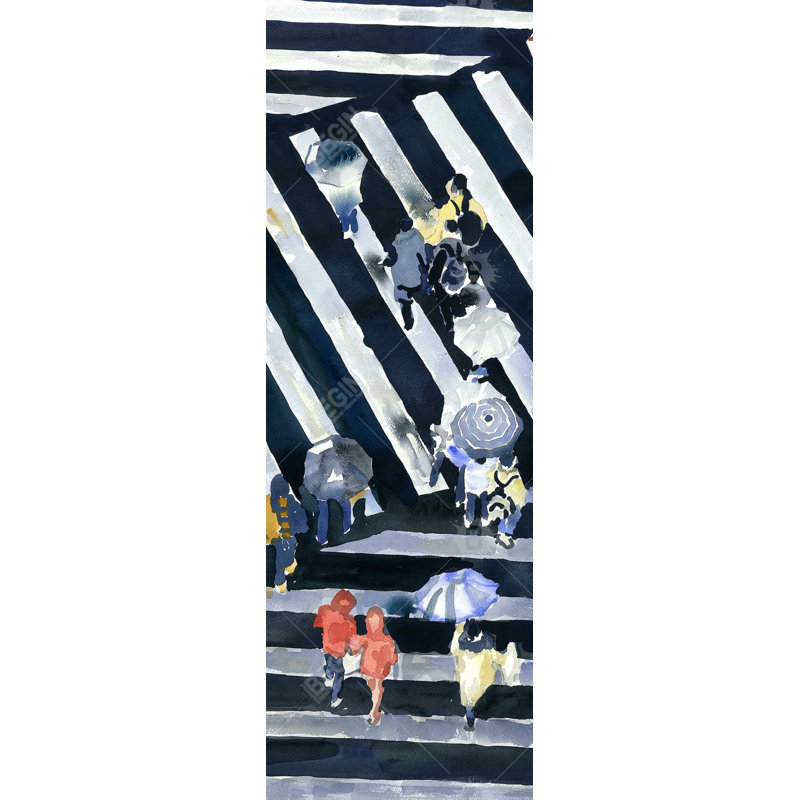 Main Street, reproduction sur toile, H 48 po x l 16 po