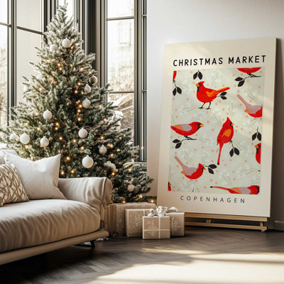 «Copenhagen Christmas Market», reproduction sur toile