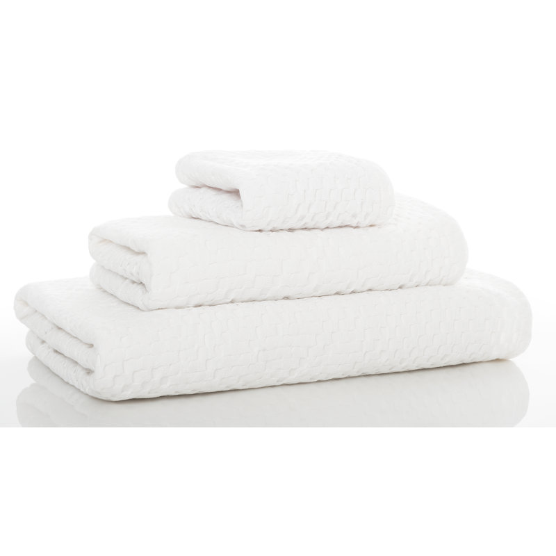 Wild Waffle Waffle Bath Sheet, White
