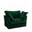 Fauteuil en velours côtelé-1893587860