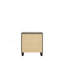 Table de chevet finition gris clair