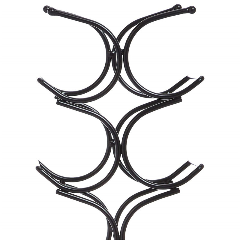 Arist Hanging Wine Bottle Rack Black