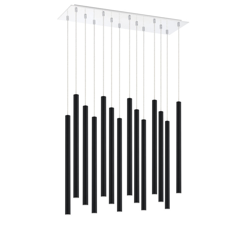 Bowning 14 - Light Cluster Pendant, Matt Black