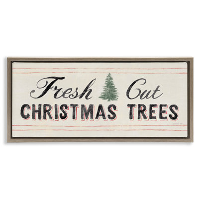 Arbres de Noël frais coupés rétro