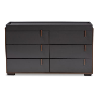 121.7 cm W Chest of 6 Drawers