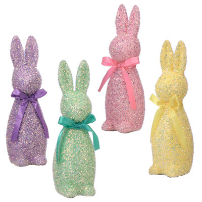 Lapin pailleté irisé 12,5 po