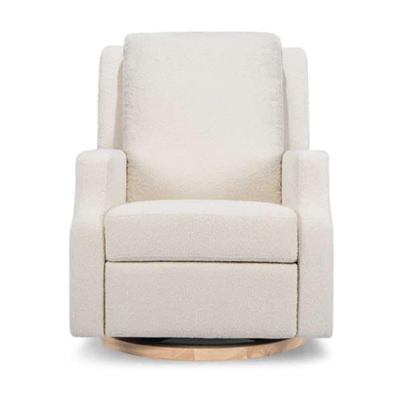 Crewe Recliner and Swivel Glider, Ivory Boucle