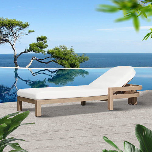 Wayfair | Teak Outdoor Chaise & Lounge Chairs You'll Love in 2023