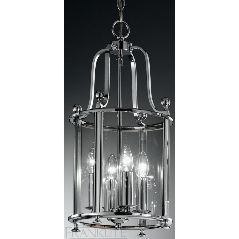 Verlaine 4 - Light Lantern Pendant, Chrome