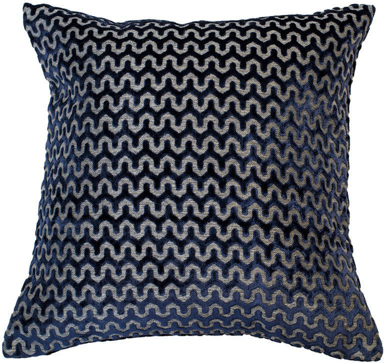 Erisnor Abstract Cushion, Navy