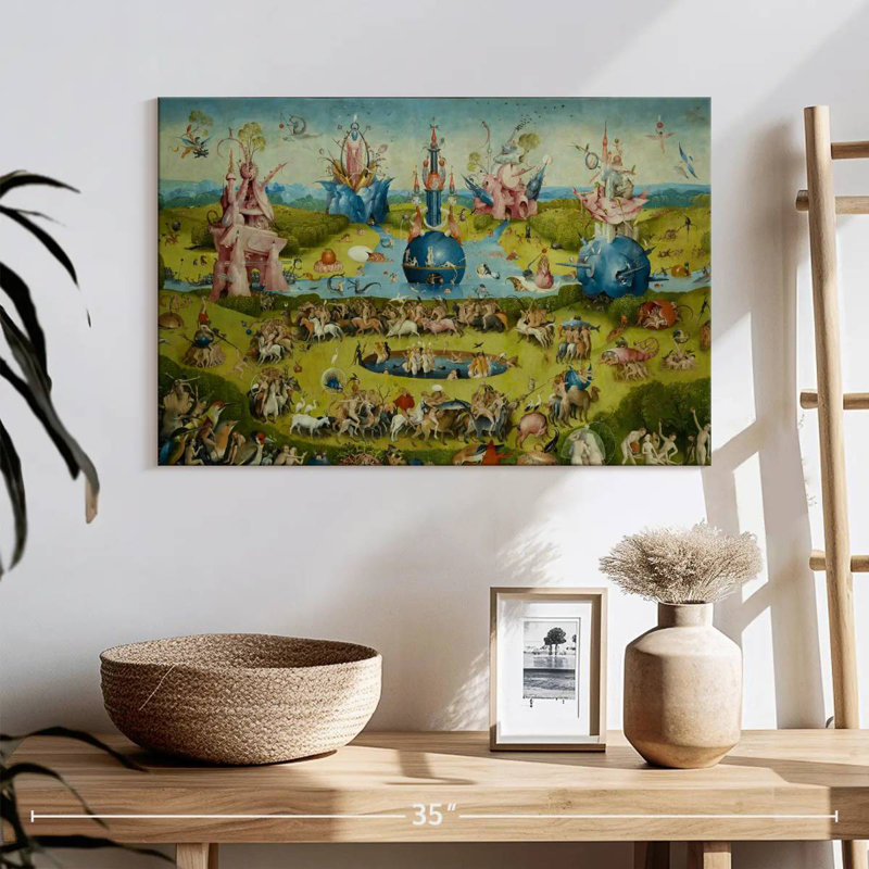 Leisha Le jardin des délices terrestres IV, H 16 po x l 24 po