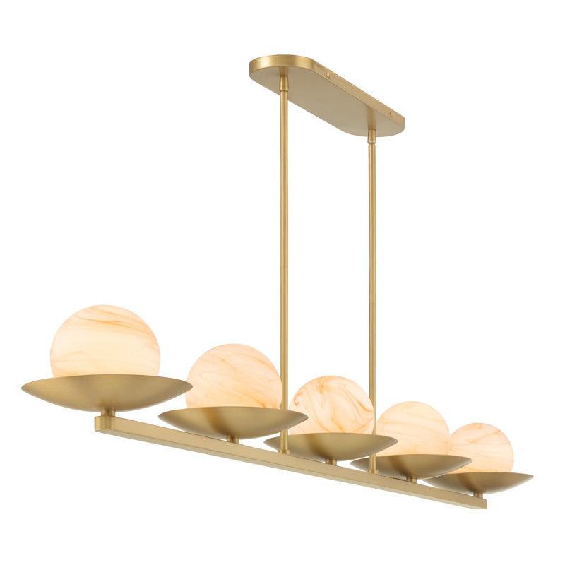 Olenne 64" 5-Light Linear Chandelier