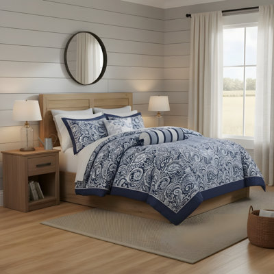 Polyester Jacquard Comforter 12 Piece Set