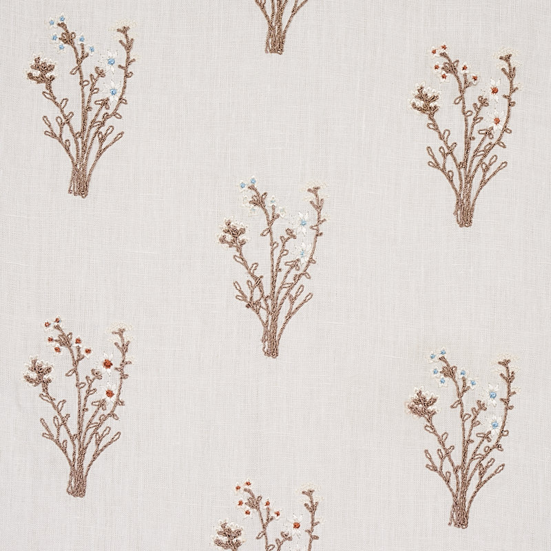 Stora Embroidery Fabric, Ivory