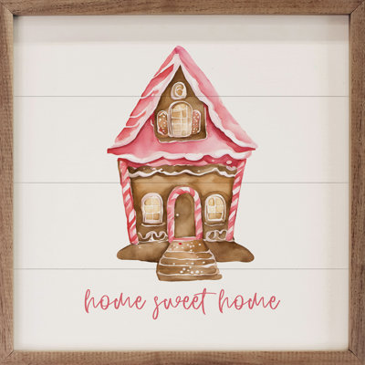Rose, pain d'épice Home Sweet Home, blanc