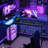 Nedyo 52'' W L-Shaped Computer Desk with Power Outlet, LED Gaming Work Desk with Shelves-1777371659-1809345642