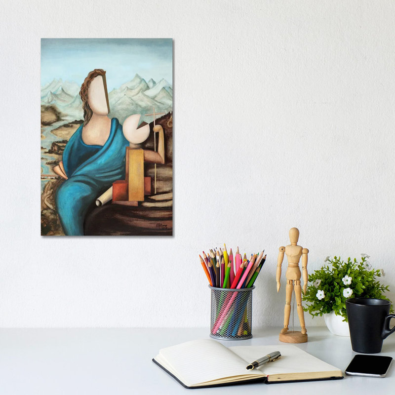 Madonna Of The Yarnwinder by Alexander Trifonov - Wrapped Canvas Print, 30.48cm H x 20.32cm W