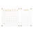 Thomas Martha Stewart Acrylic Wall Calendar and Notes Board with Marker and Mounting Hardware-90979589
