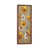 Toile avec cadre en bois brun classique