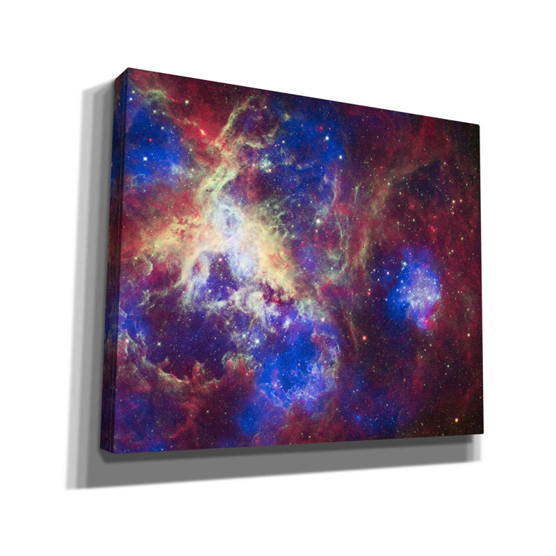 «Tarantula Nebula», art mural sur toile, H 20 po x l 24 po x P 0,75 po