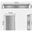 Pharmacie 15 po x 26 po avec miroir Aluminium-282307981