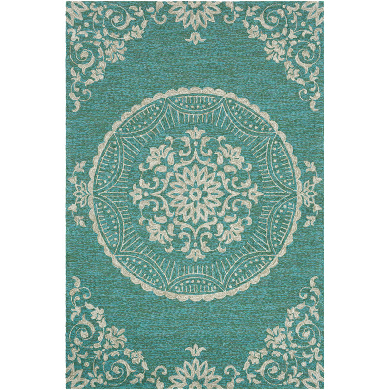 Mangonia Oriental Indoor / Outdoor Rug, Rectangle 2' x 3'
