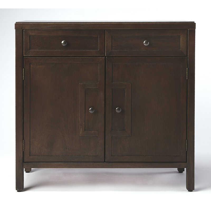 Imperial Console 2 Drawer Accent Cabinet, Brown