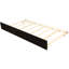 Lit plateforme simple avec lit gigogne, couleur - bois massif pour un intérieur de belle chambre à coucher - splendide lit gigogne radiant-2135734202
