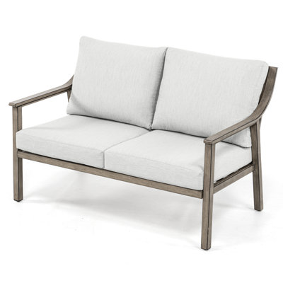 Canapé d'extérieur en aluminium 1 pièce Vishali
