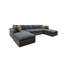 Grain de café modulaire entièrement rembourré avec coussins décoratifs-513588643