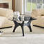 Table basse en verre de 31,5 pouces