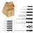 HENCKELS Solution 15-Pc Knife Block Set - Natural