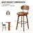 Ikhlas Swivel Bar Stool (Set of 2)-502667047-502667046-502667045