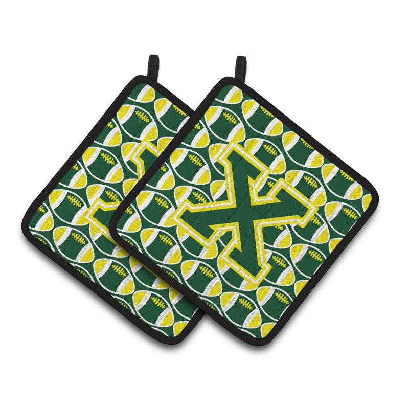 Poignée de football, X, Vert jaune